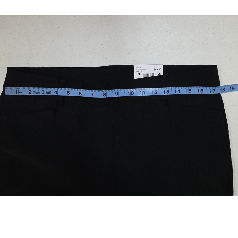 Rafaella Womens Black Stretch Straight Leg Career Pants Size 16 NWT RS8FF000 - Picture 5 of 7